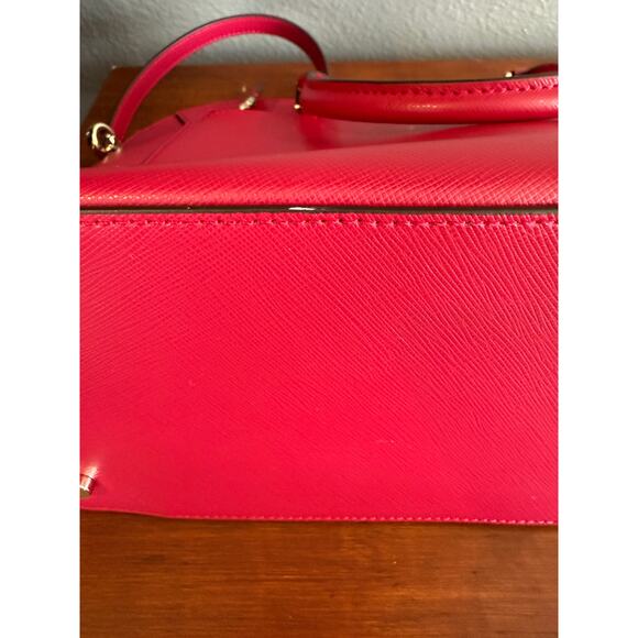 KATE SPADE Louise Dome Satchel Medium in Cerise Pink NWT - Picture 12 of 13
